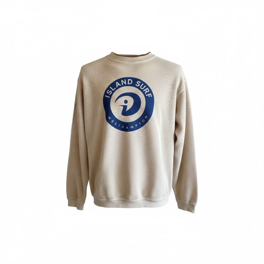CORDED CREWNECK