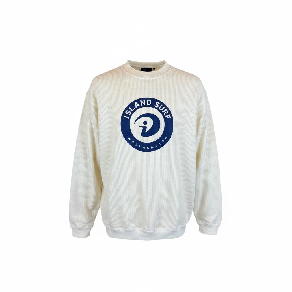 CORDED CREWNECK