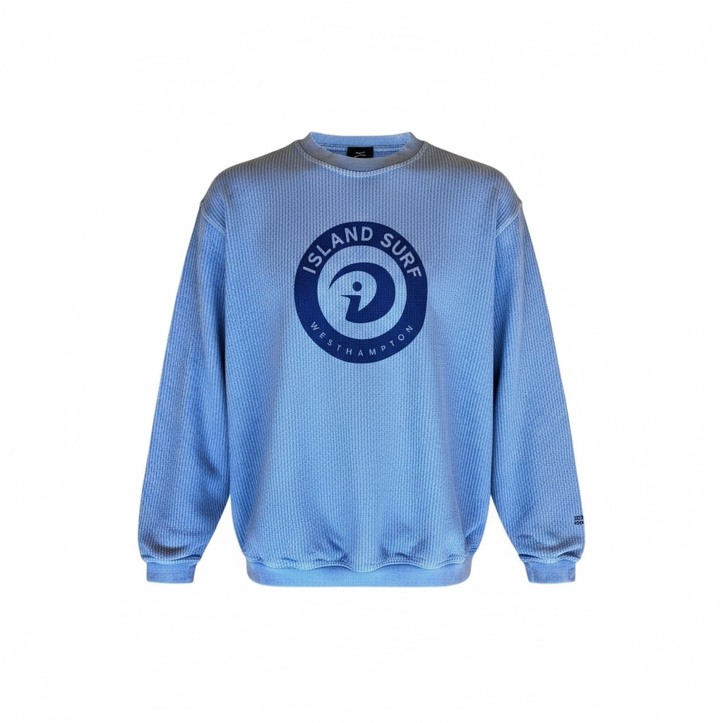 CORDED CREWNECK