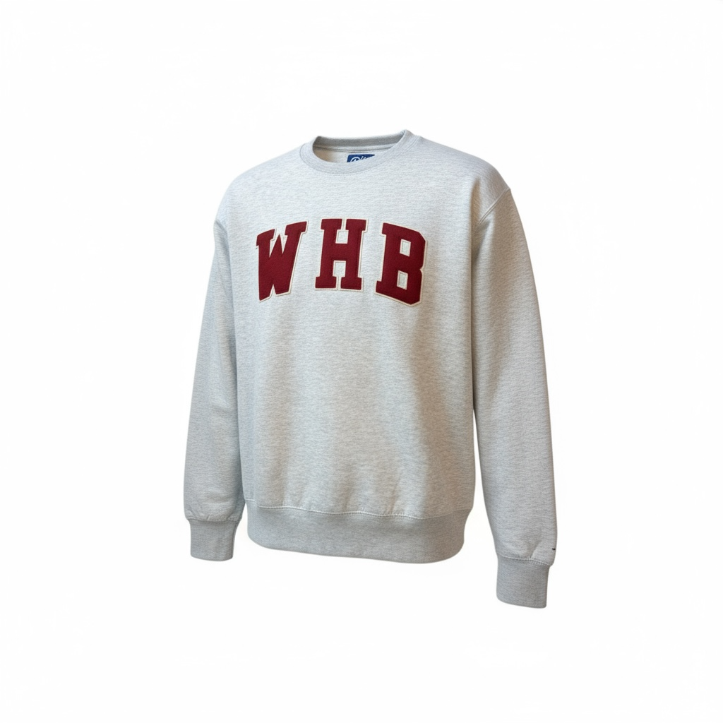 WHB APPLIQUE CREWNECK