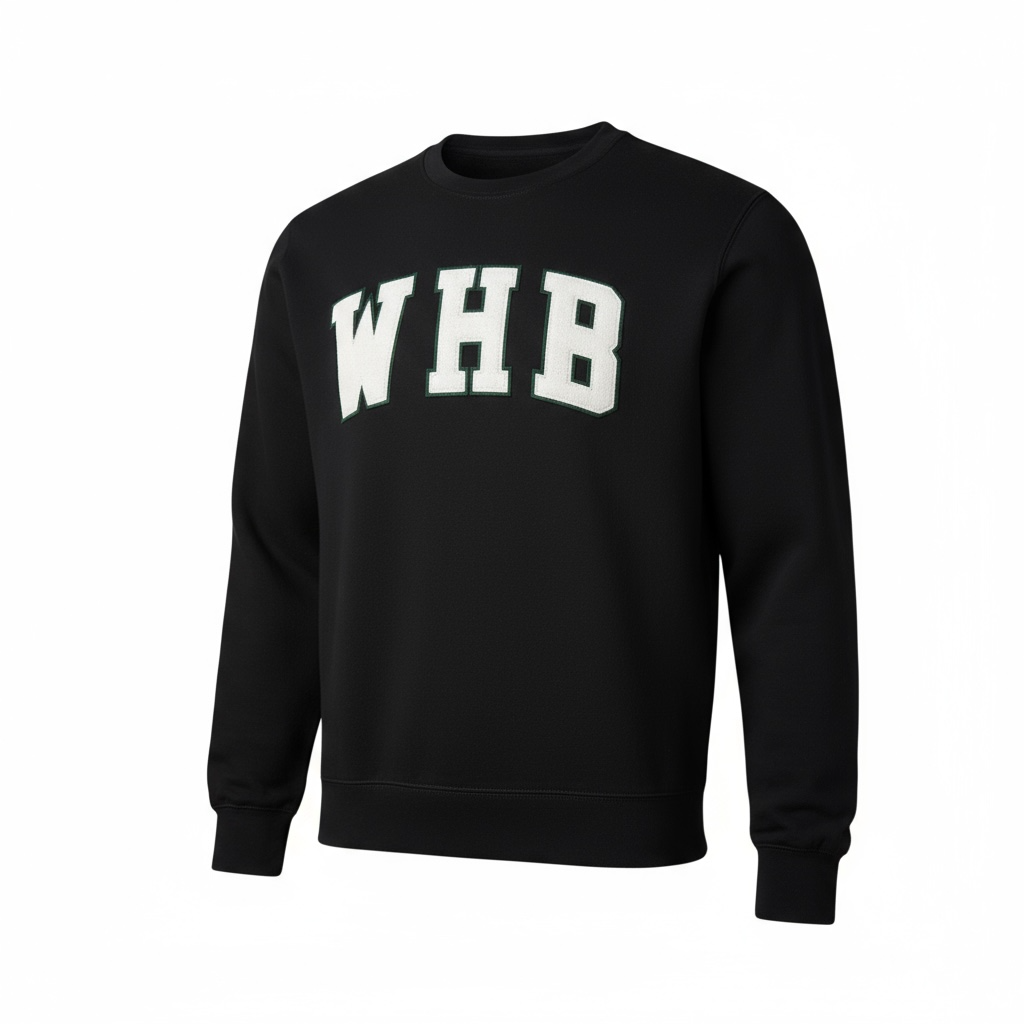 WHB APPLIQUE CREWNECK