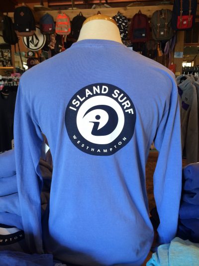 Island Surf L/S Tee - Columbia Blue